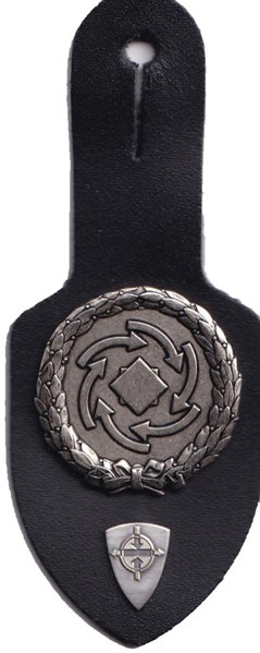 Bild von Betriebssoldat Brusttaschenanhänger mit Spezialistenabzeichen Administration